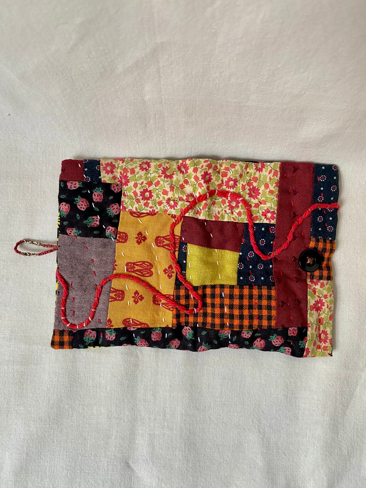 Red Berry Stitching Book