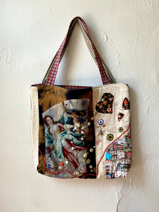 Roman Holiday Quilted Tote