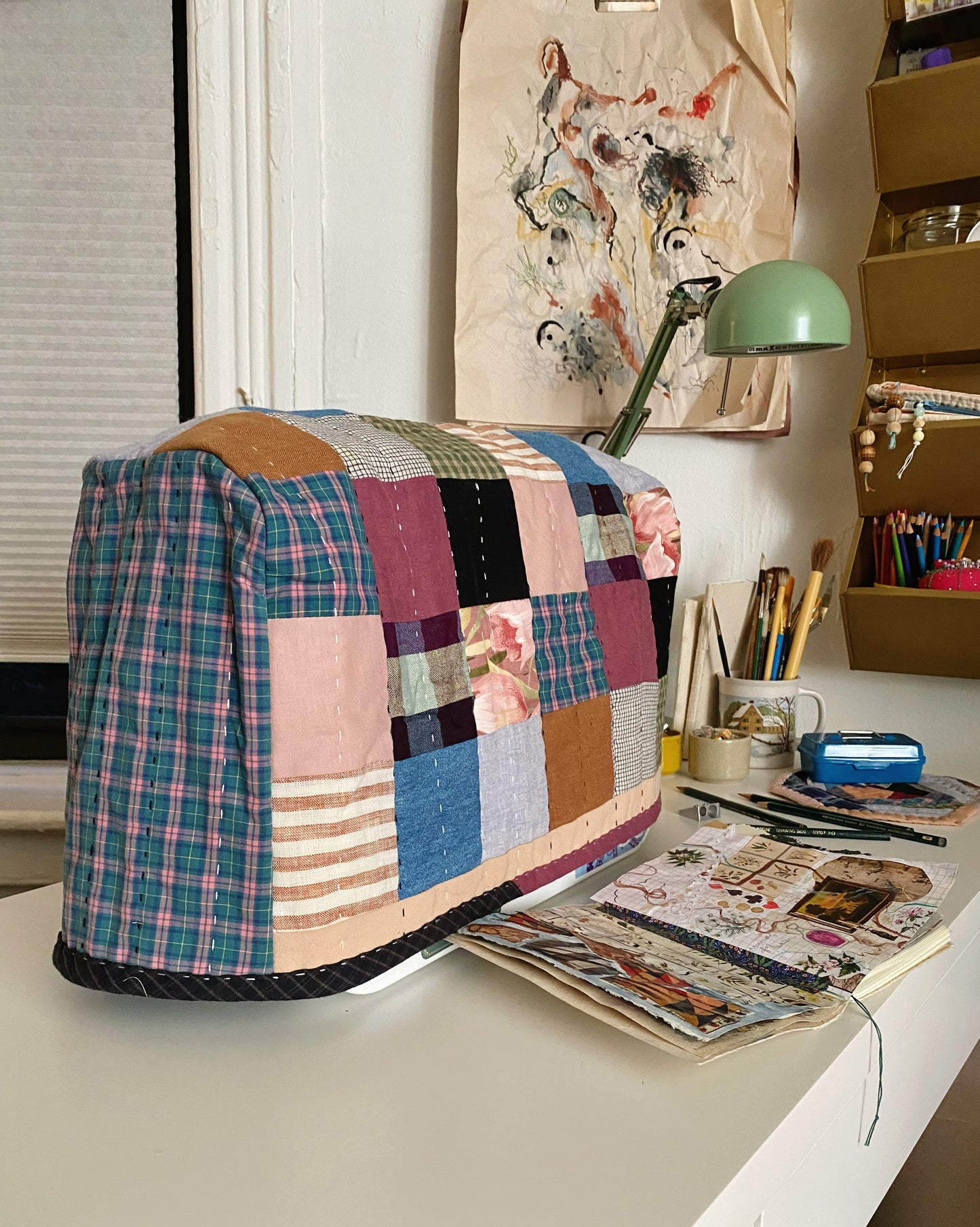 Grapevine Quilted Sewing Machine Cover