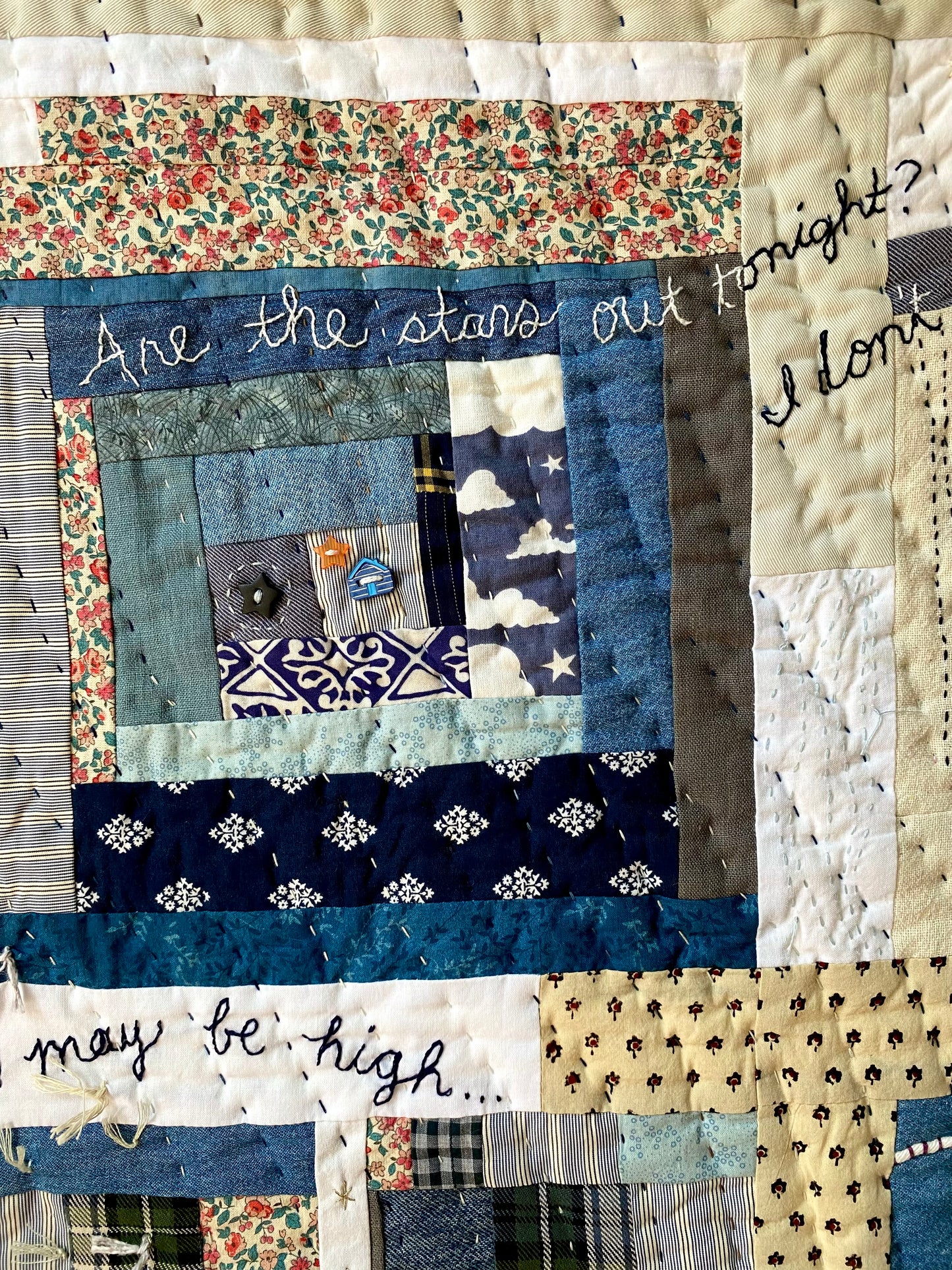 Stars Out Tonight Wall Quilt