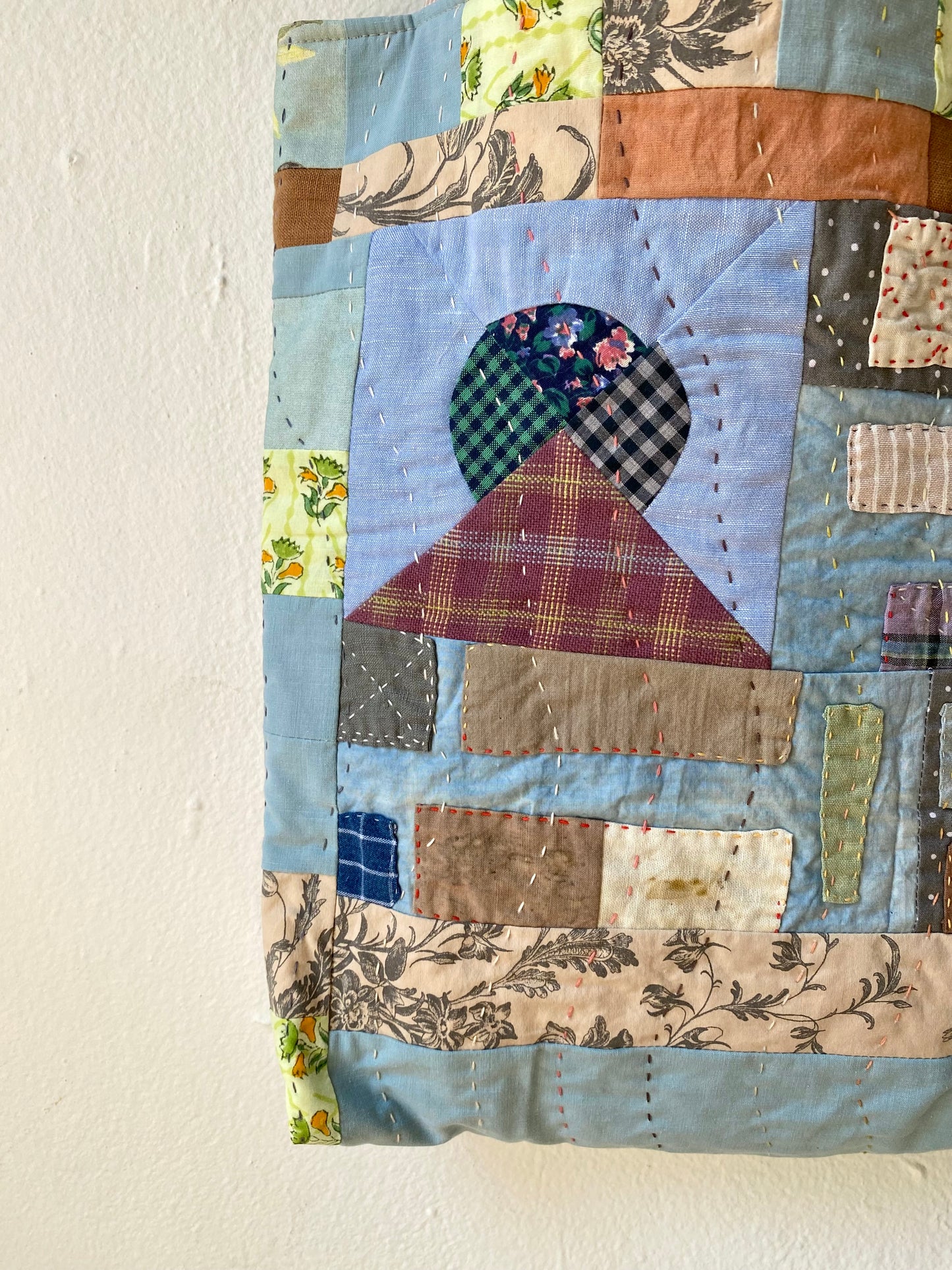 Flower Moon Quilted Tote