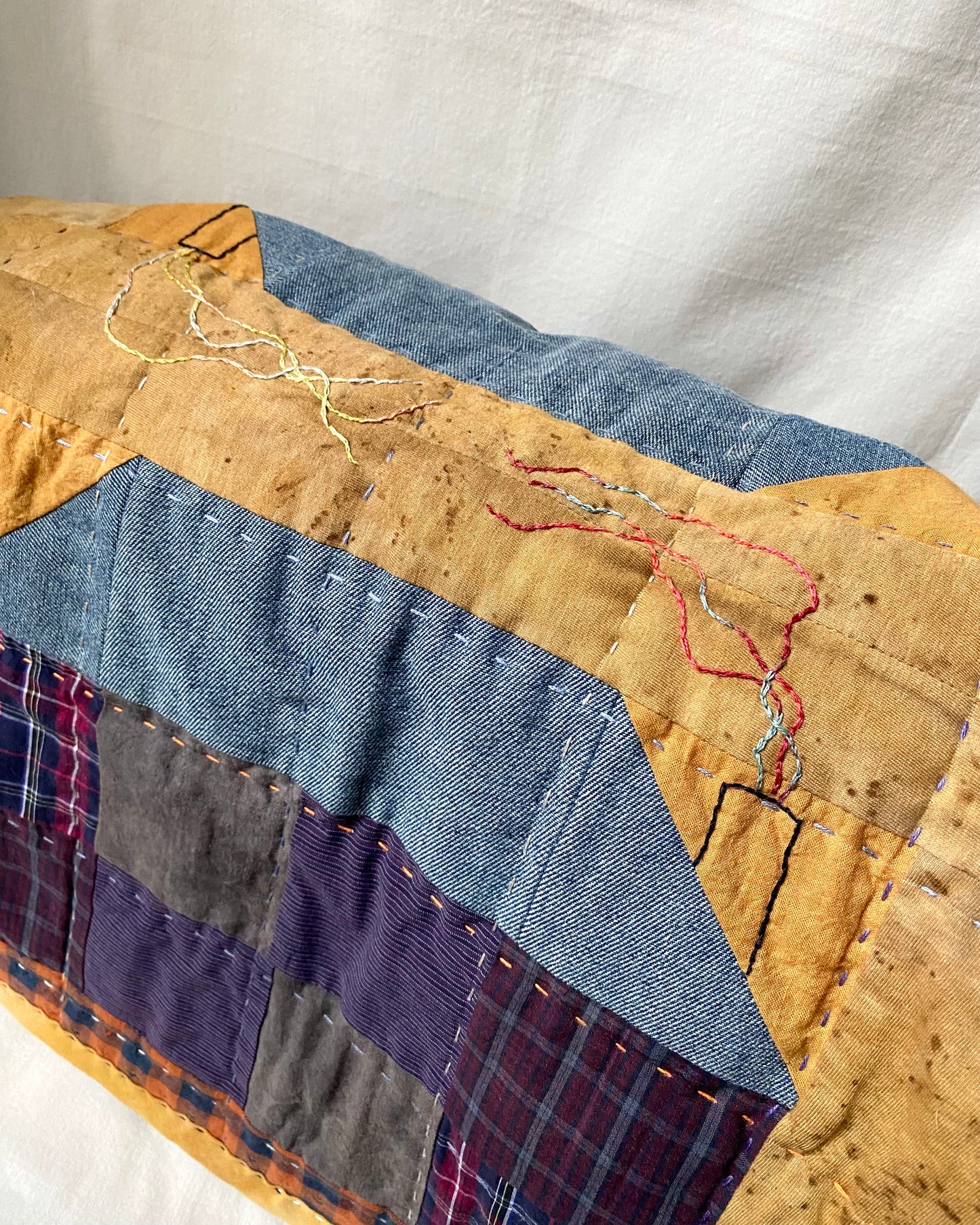 Shadow Cabin Quilted Sewing Machine Cover