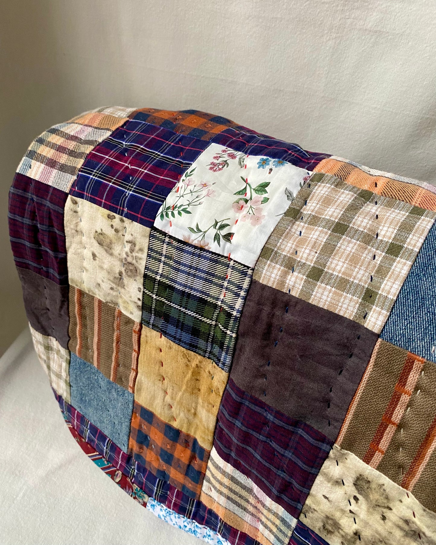 Patchwork Garden Quilted Sewing Machine Cover