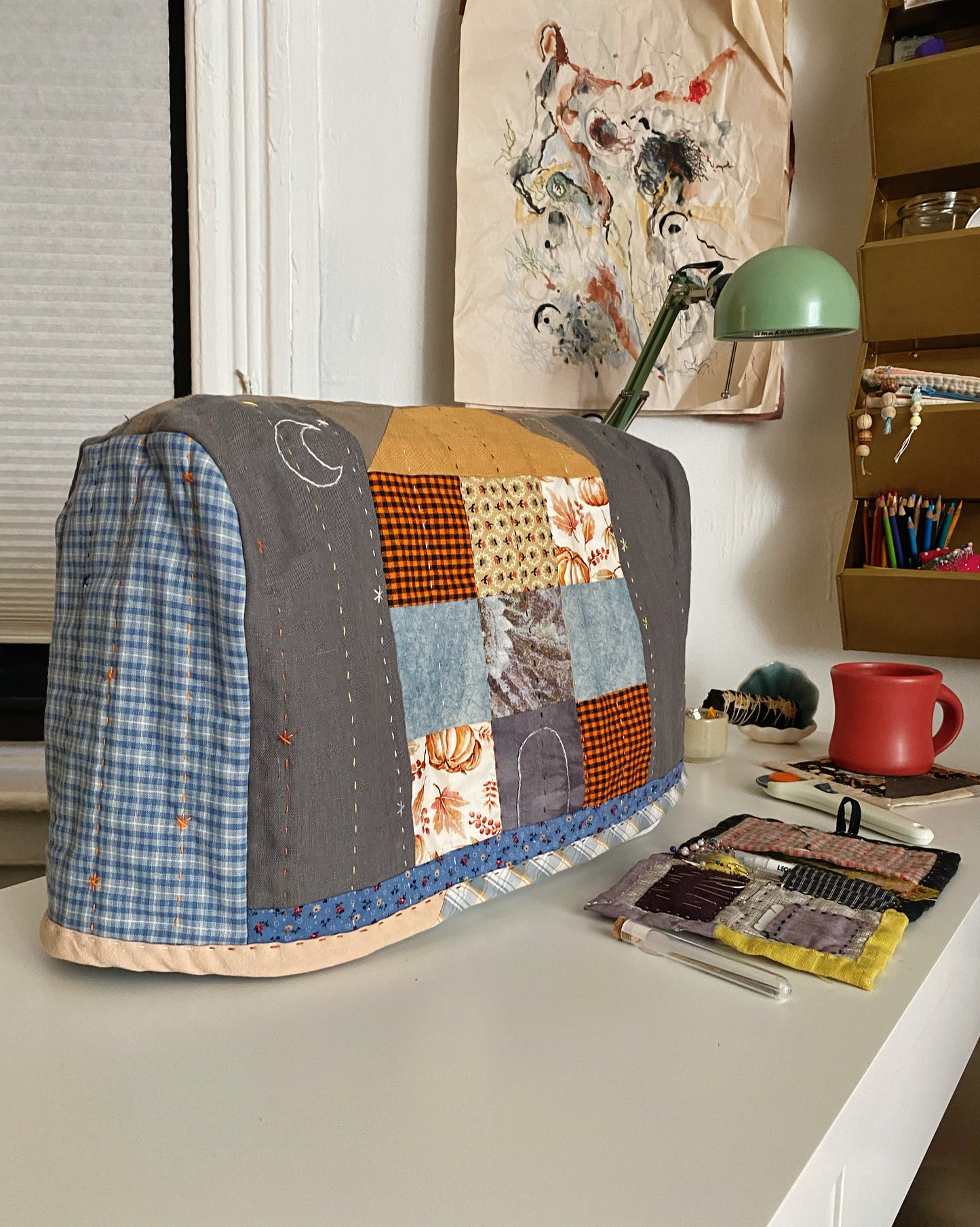 Mansion Quilted Sewing Machine Cover