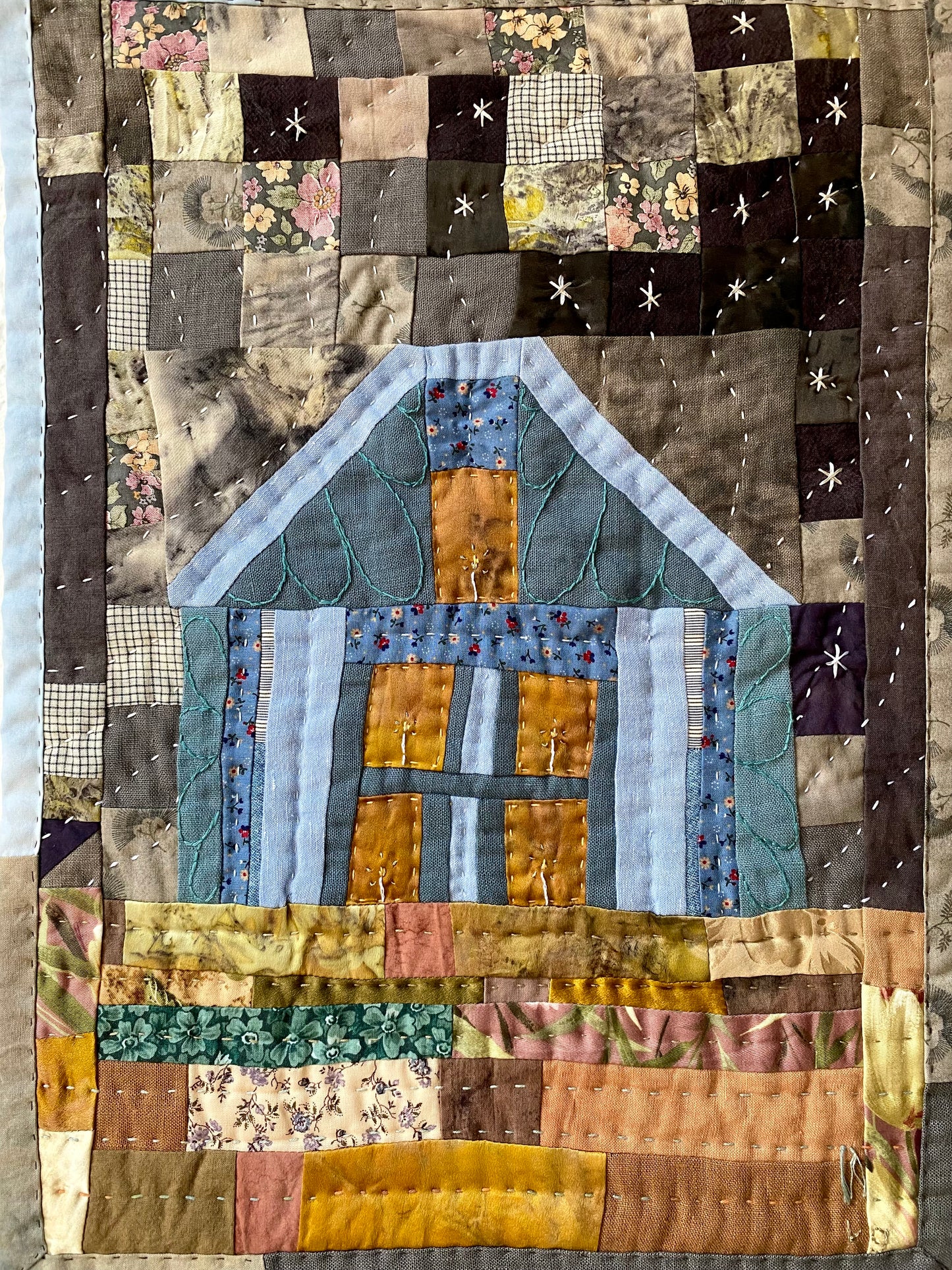 Candles in the Windows Wall Quilt