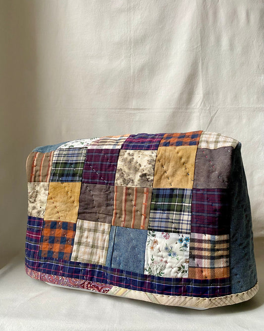 Patchwork Garden Quilted Sewing Machine Cover