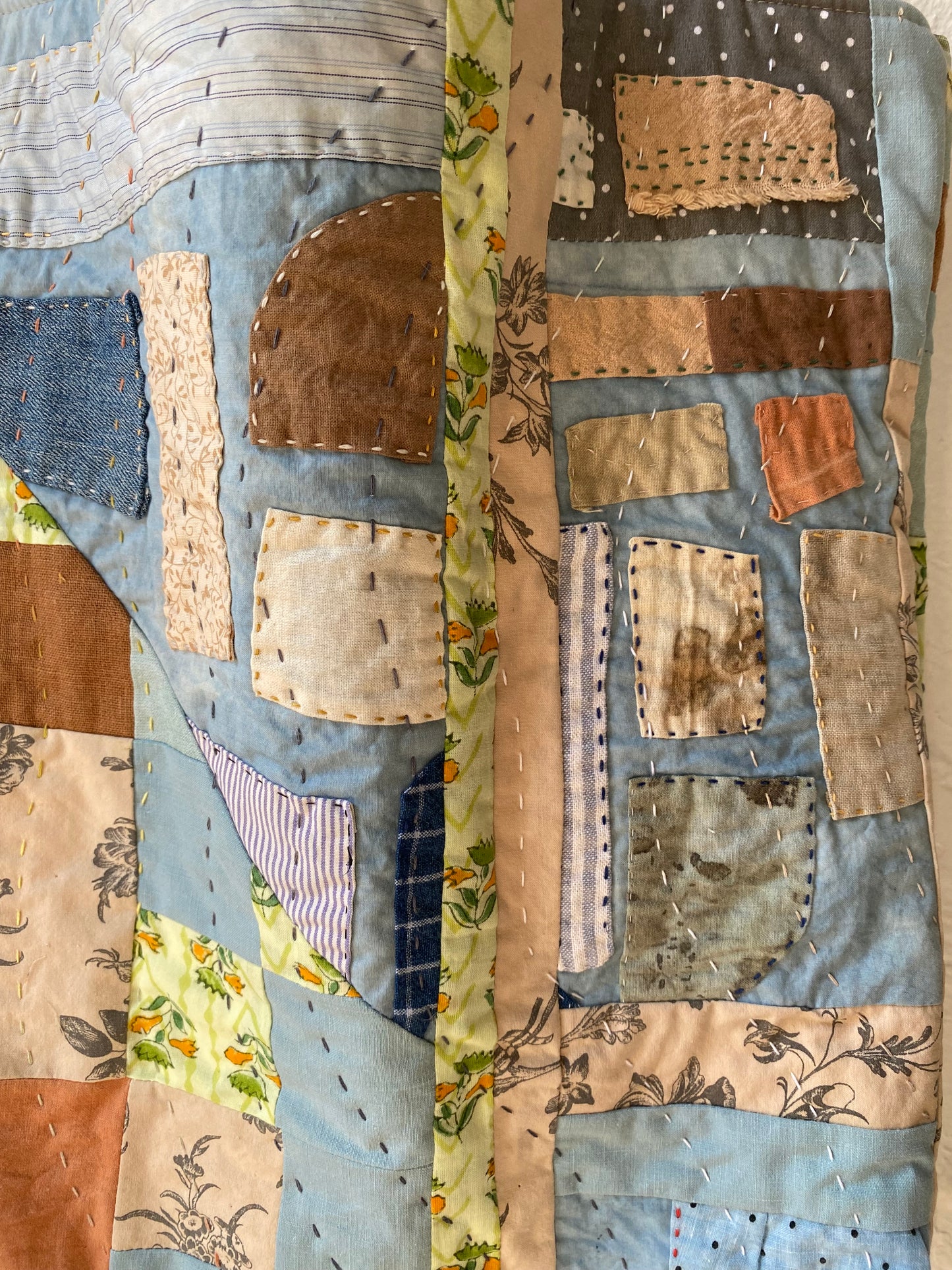 Flower Moon Quilted Tote