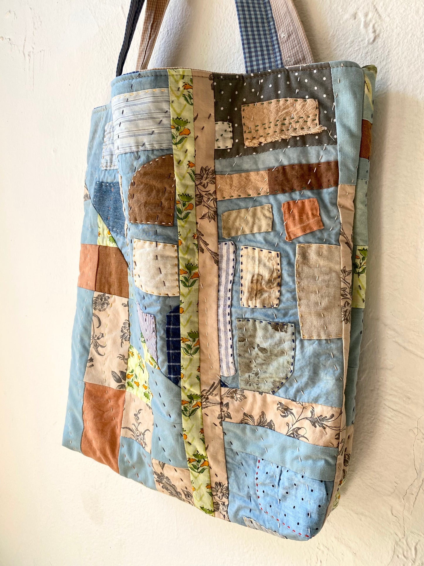 Flower Moon Quilted Tote