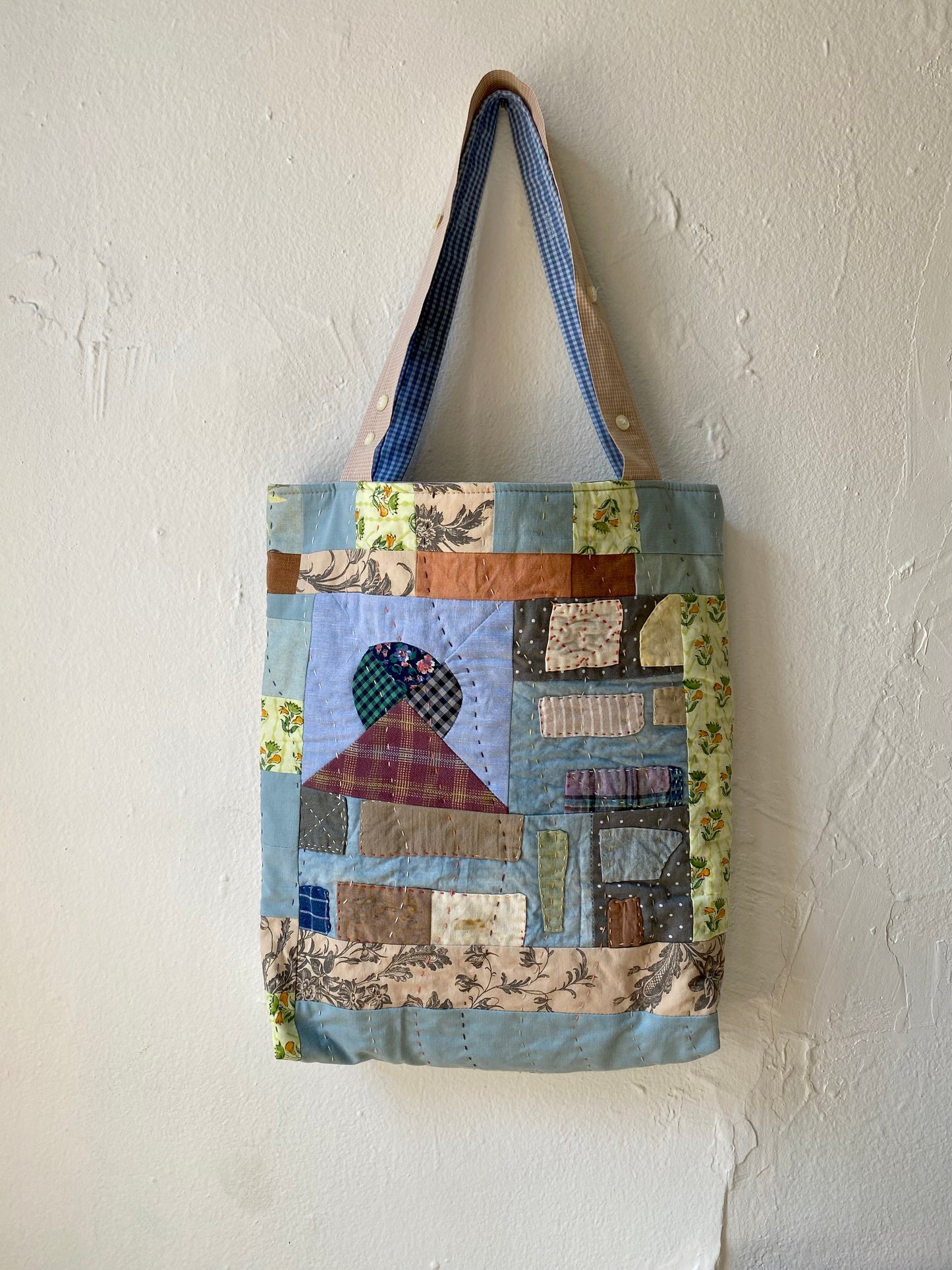 Flower Moon Quilted Tote