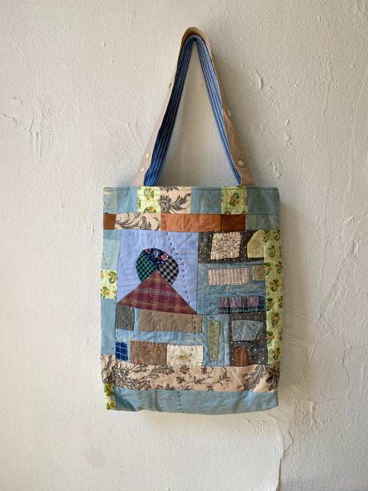 Flower Moon Quilted Tote