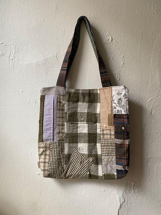 Earl Grey Patchwork Tote