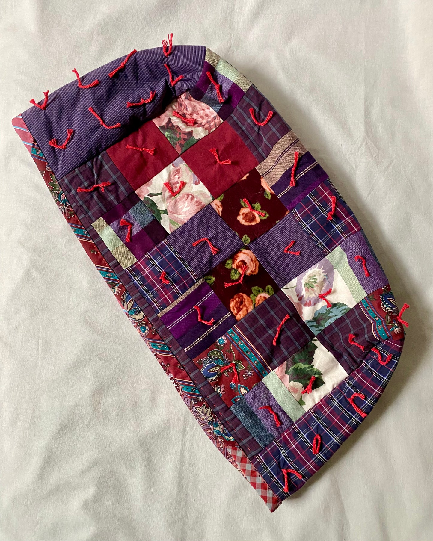 Dark Berry Quilted Sewing Machine Cover