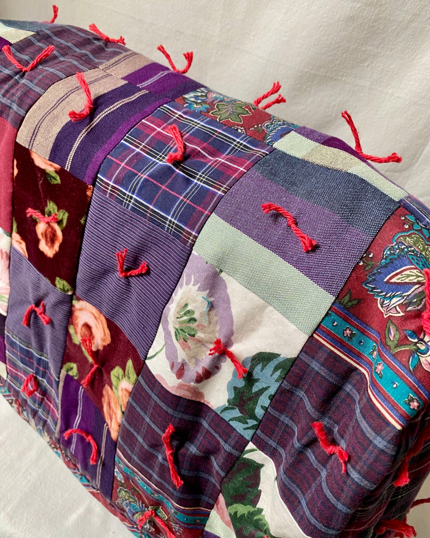 Dark Berry Quilted Sewing Machine Cover