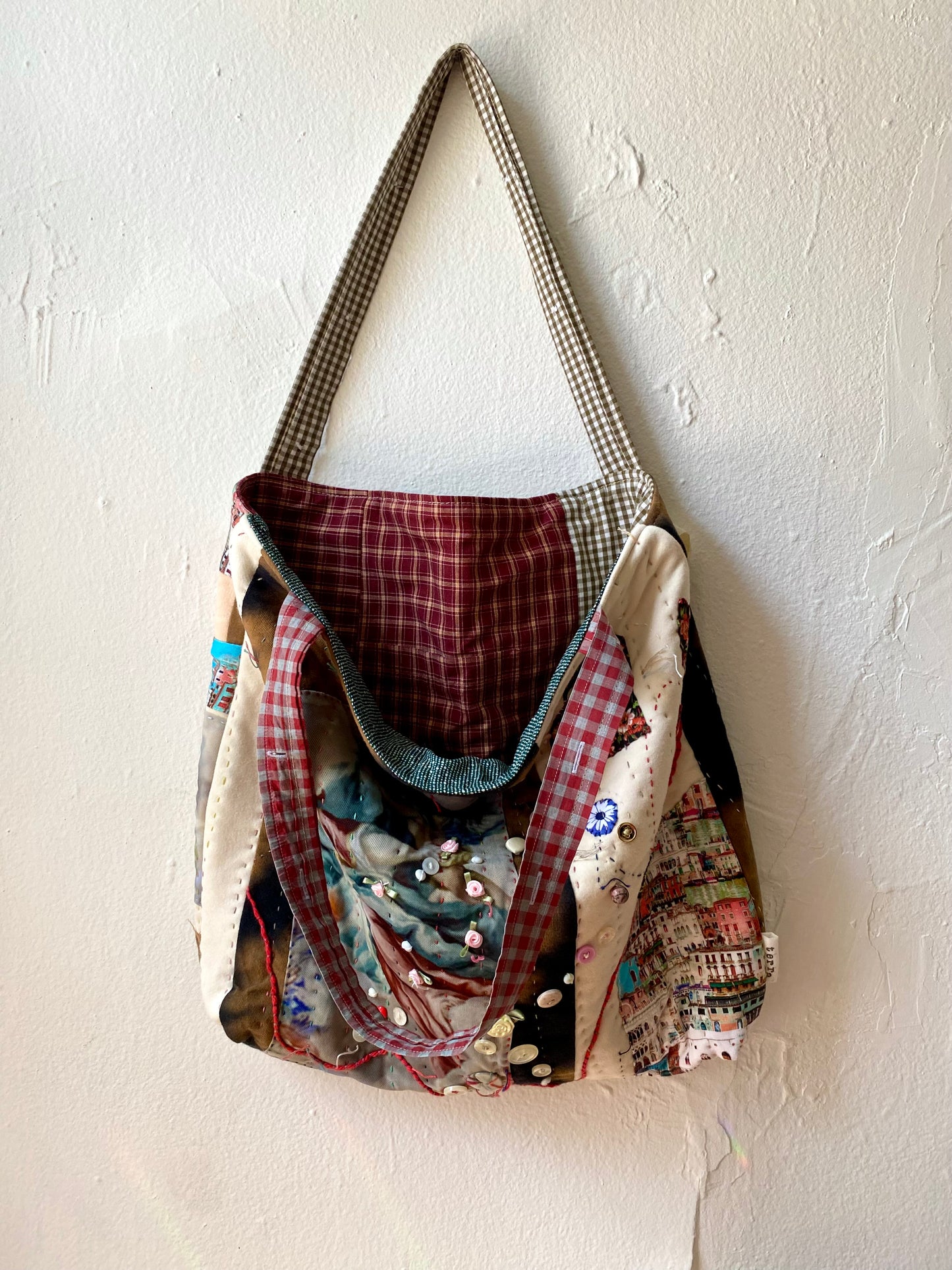 Roman Holiday Quilted Tote