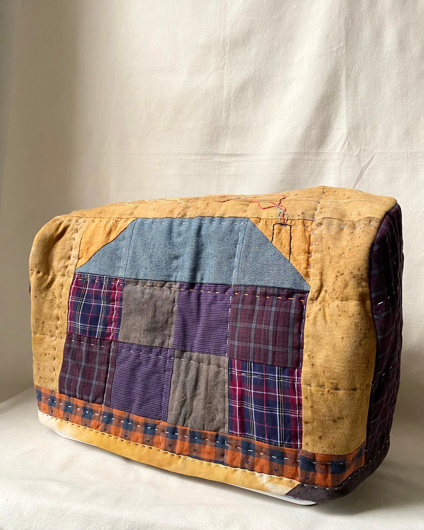 Shadow Cabin Quilted Sewing Machine Cover