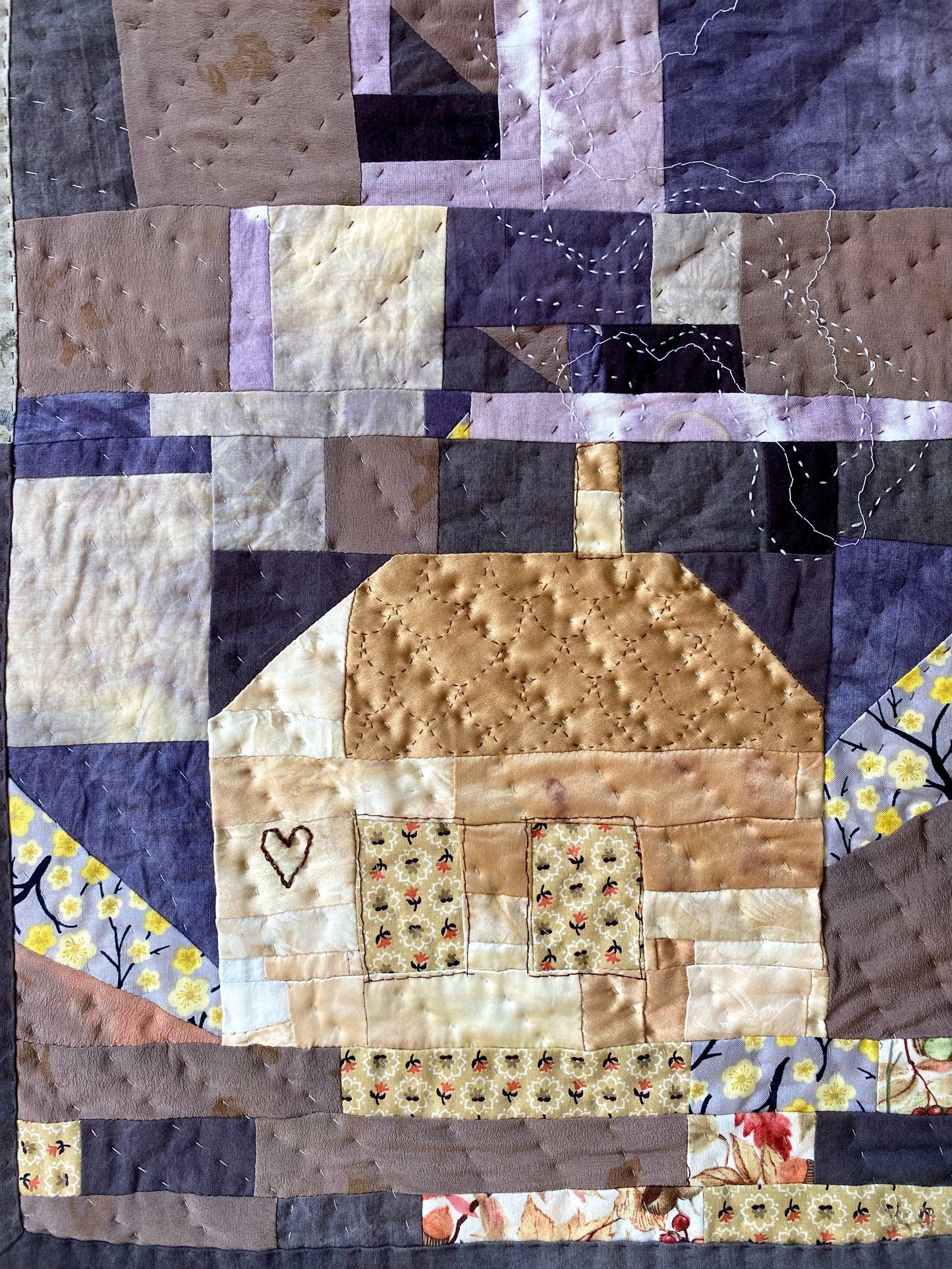 Hillside Cottage Wall Quilt