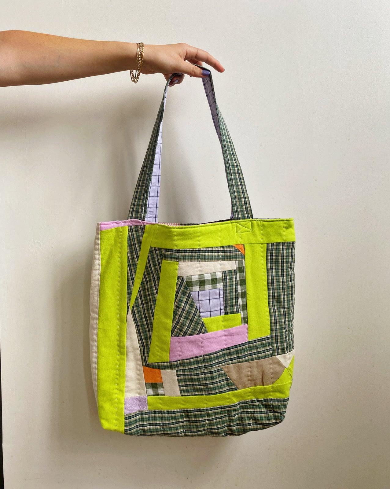 Frog Era Quilted Tote