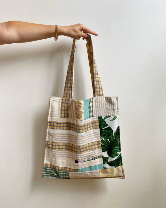 Beach Read Patchwork Tote