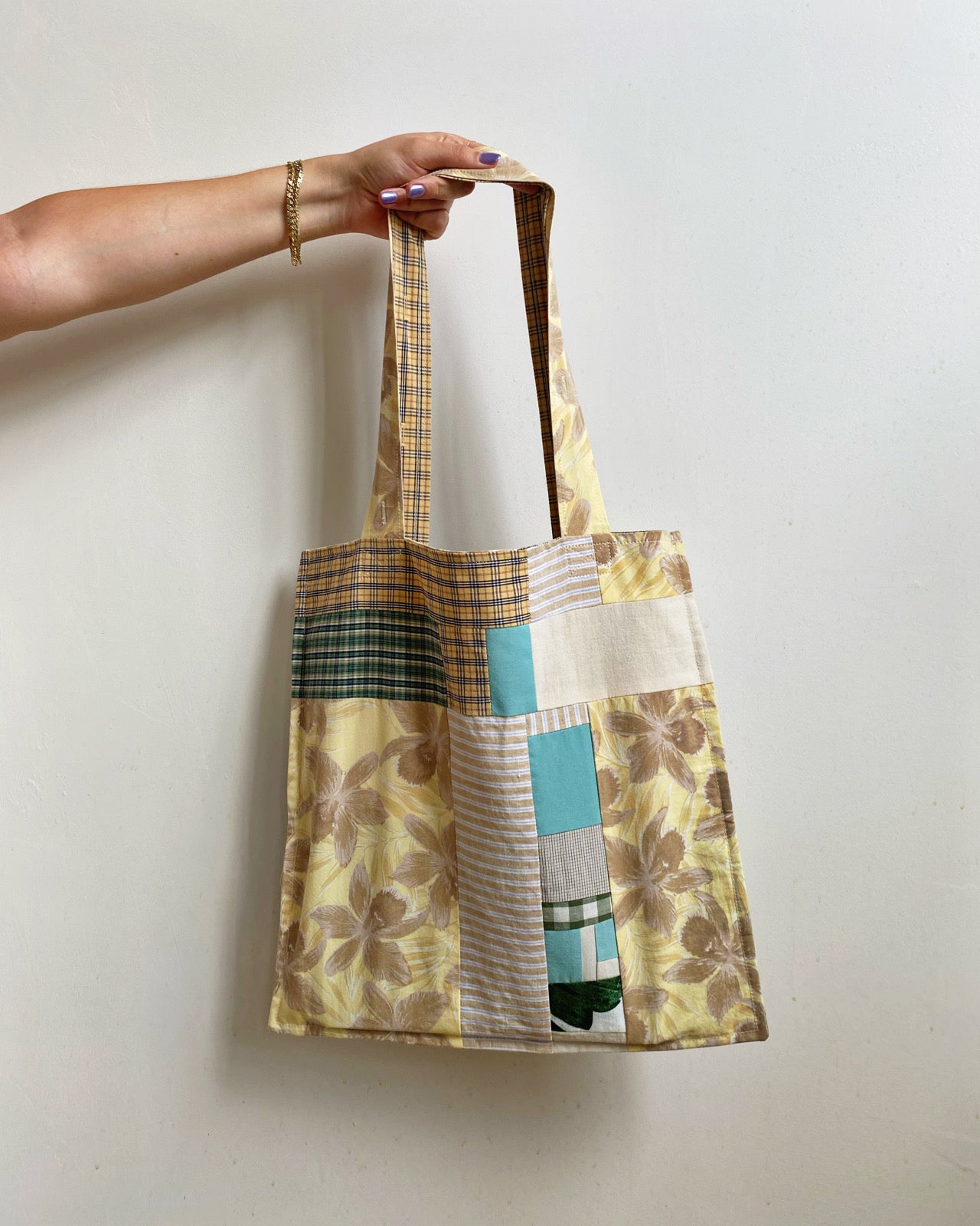 Beach Read Patchwork Tote