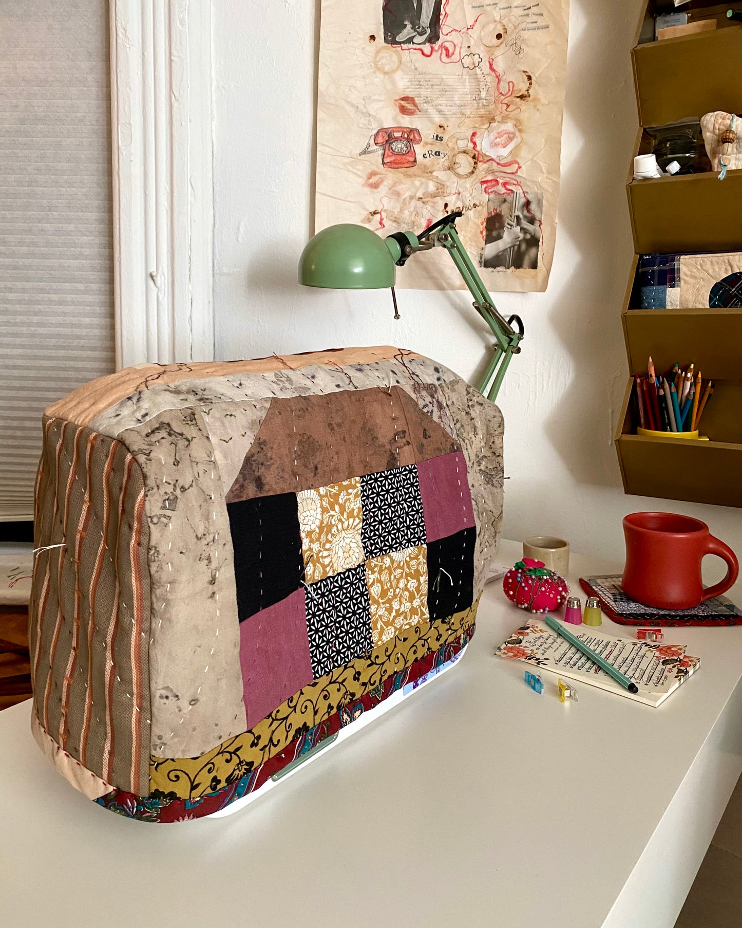 Farmhouse Quilted Sewing Machine Cover