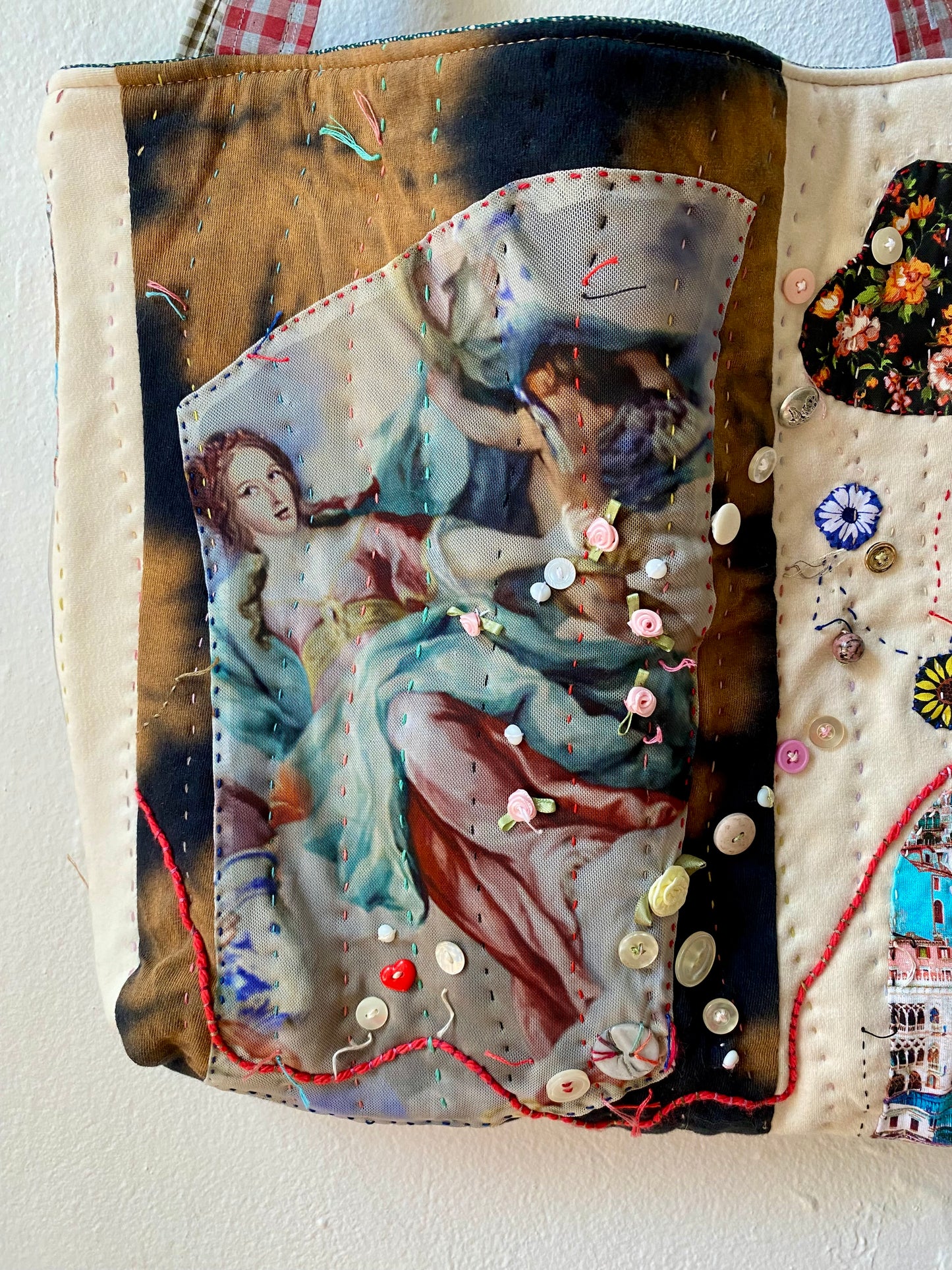 Roman Holiday Quilted Tote