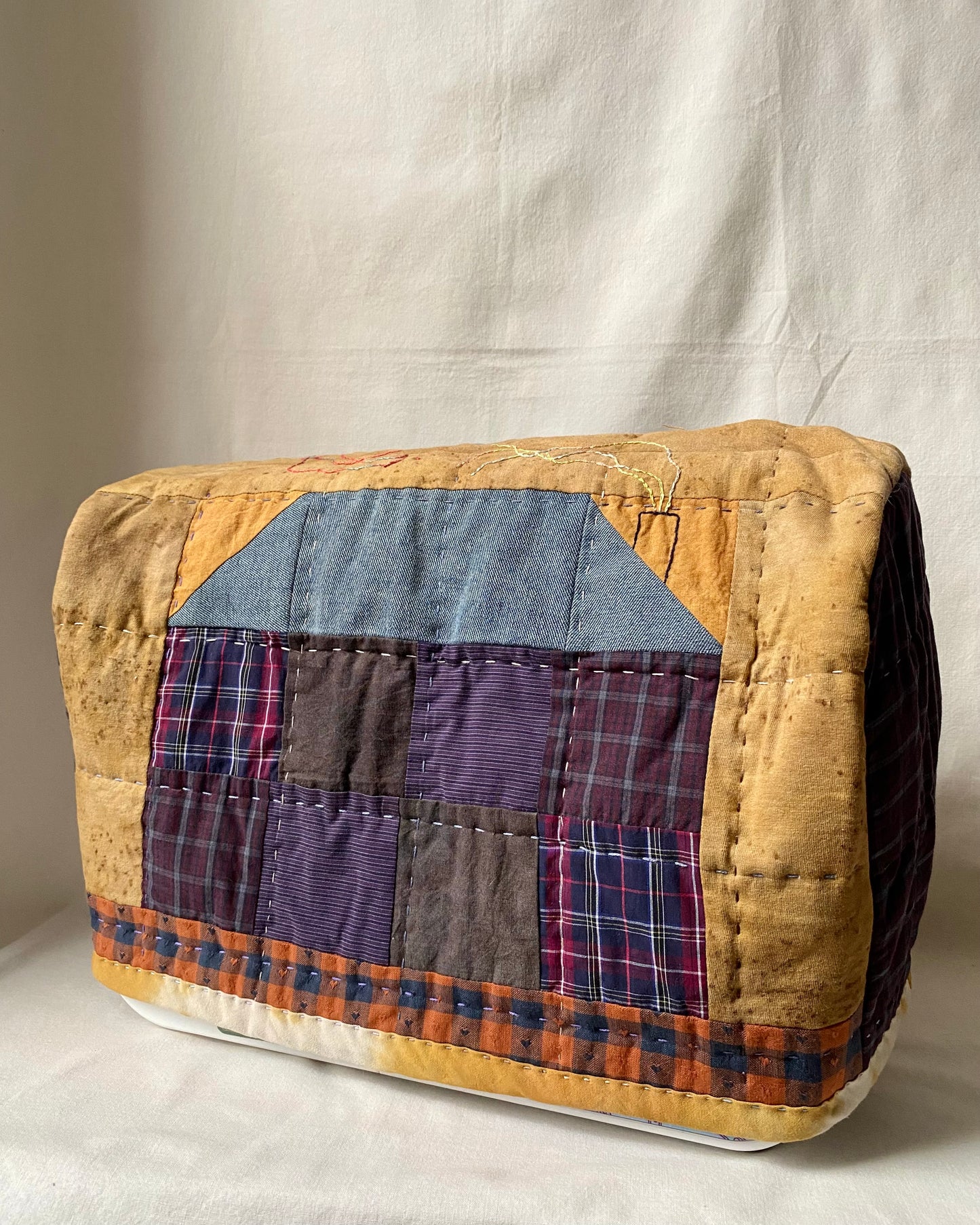 Shadow Cabin Quilted Sewing Machine Cover