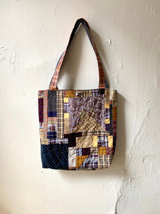 Dusk Moon Quilted Tote