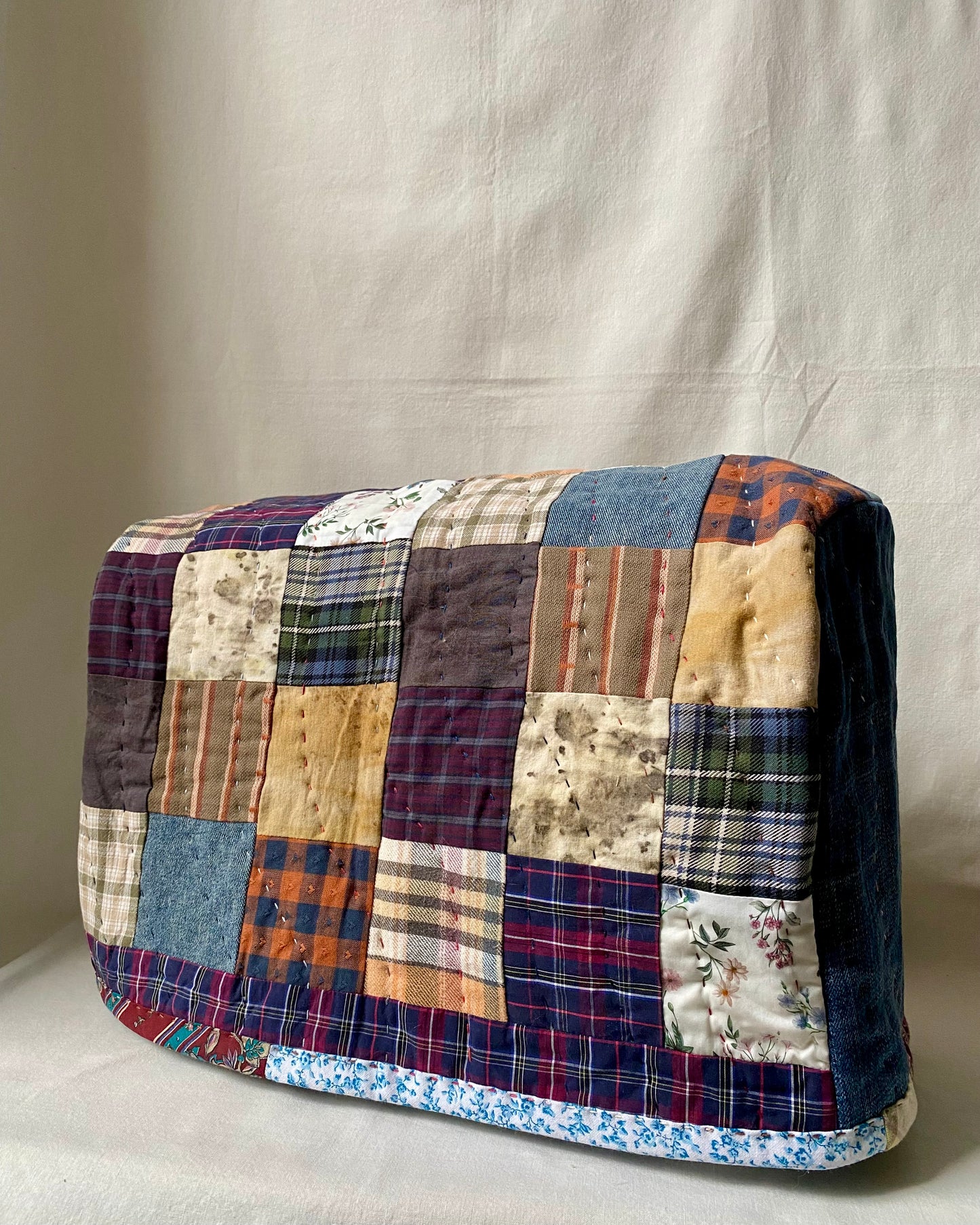 Patchwork Garden Quilted Sewing Machine Cover
