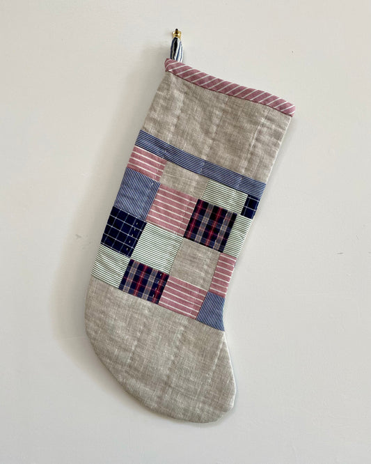 Jolly Quilted Stocking