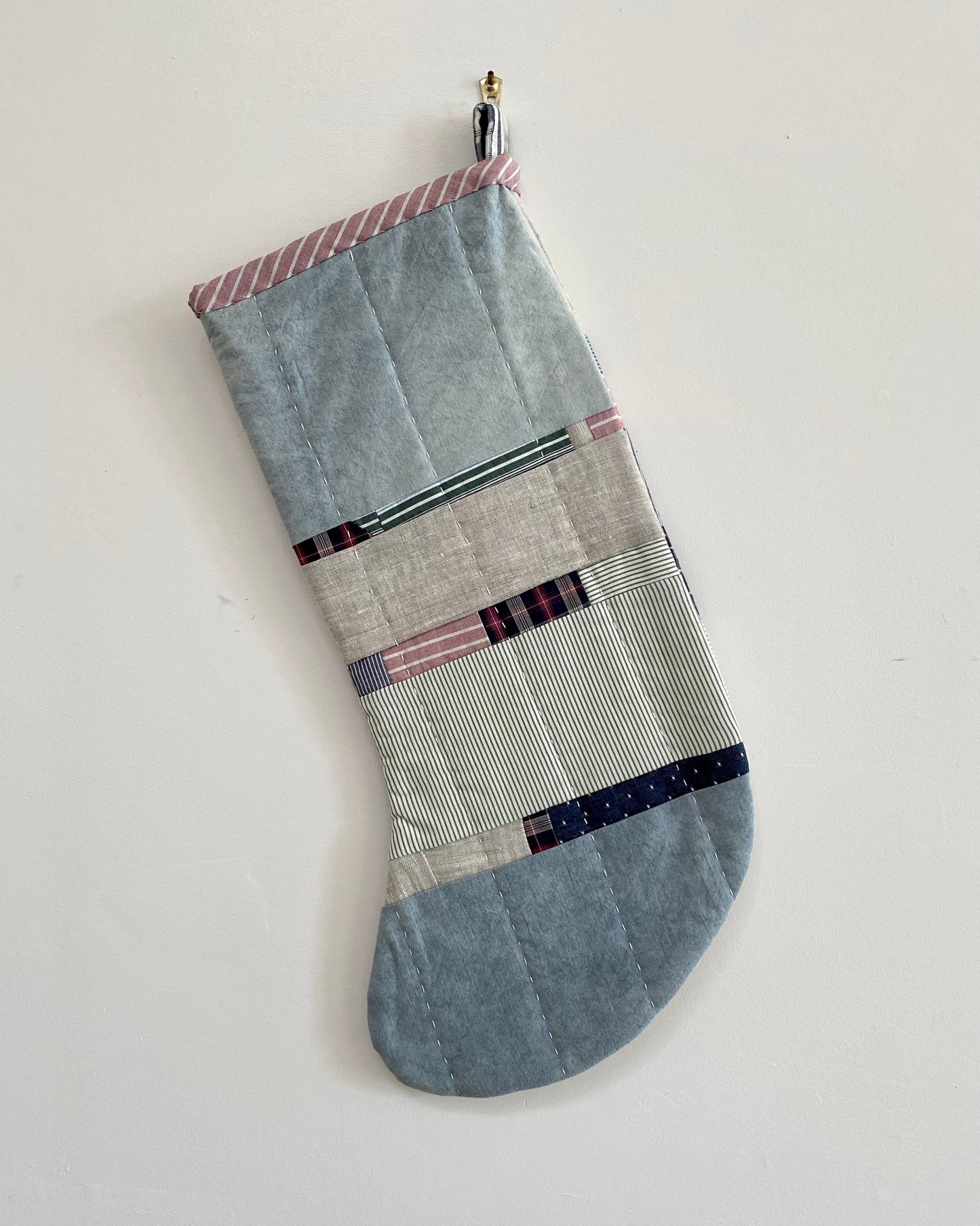 Jolly Quilted Stocking