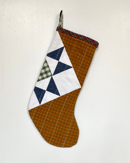 Gingerbread Star Stocking