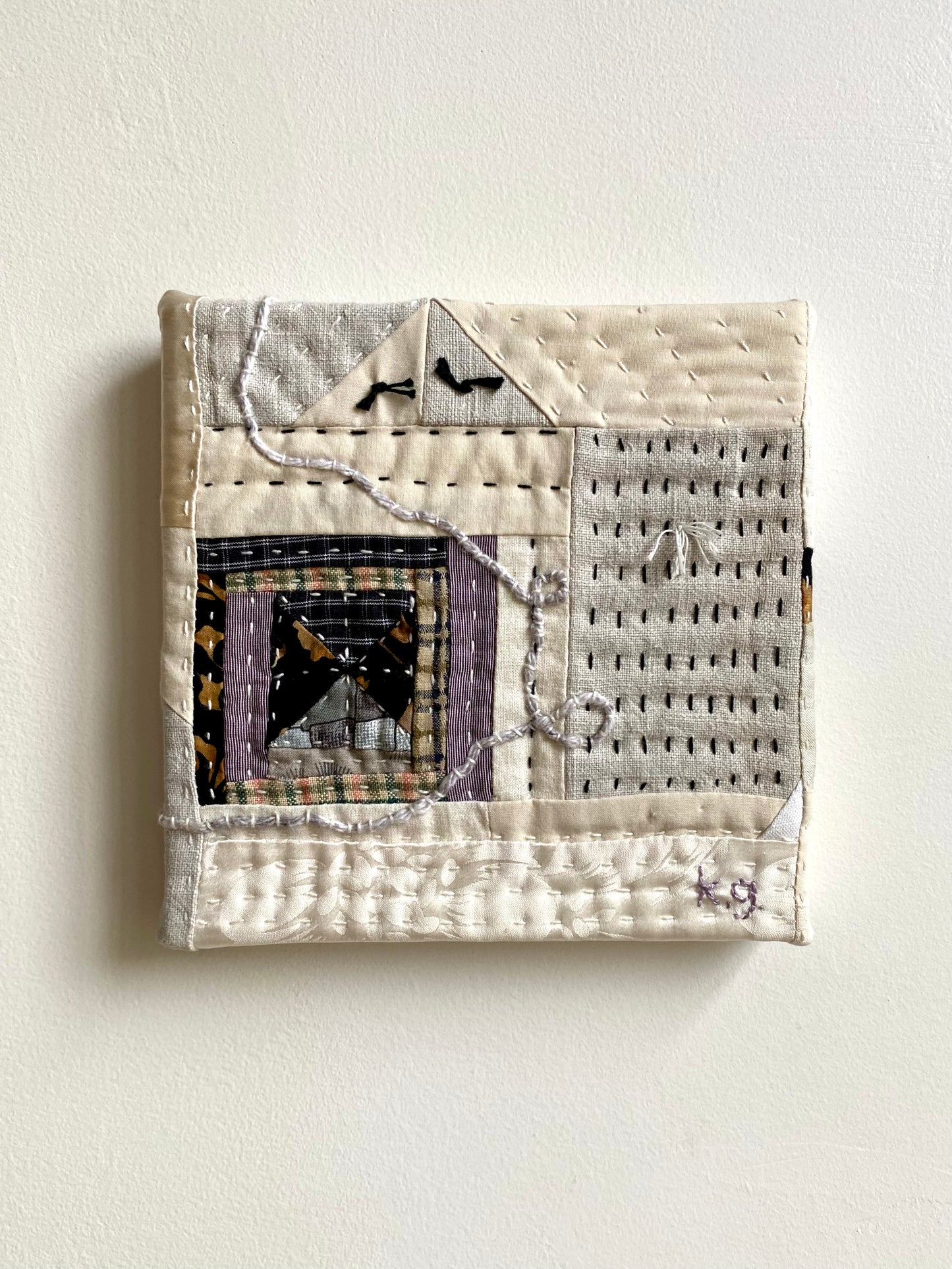 A Different Route Framed Quilt
